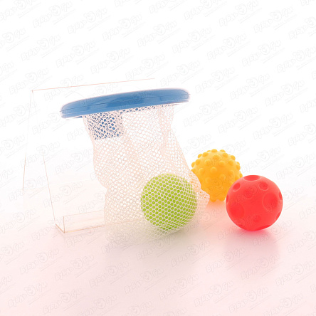 Игрушка для ванны Lanson Toys Мячики с сачком с 18мес - фото 360