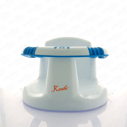 Сидение для купания с декором морские обитатели бело-синее - фото 360