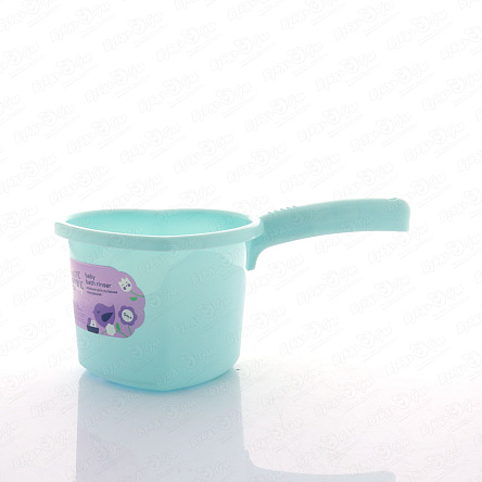 Ковшик для купания LalaBaby Follow me голубой 1,4л - фото 360