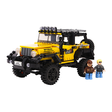 Конструктор Внедорожник Xingbao Offroad Adventure Super Car желтый 610дет с 6лет
