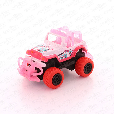 Внедорожник UNICORN CAR на радиоуправлении розовый 1:43 - фото 360