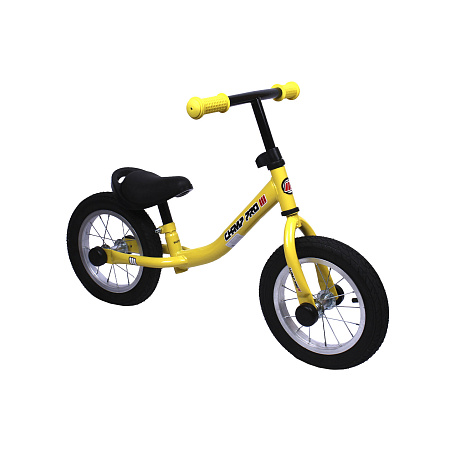 Беговел Champ Pro детский двухколесный с алюминиевой рамой желтый