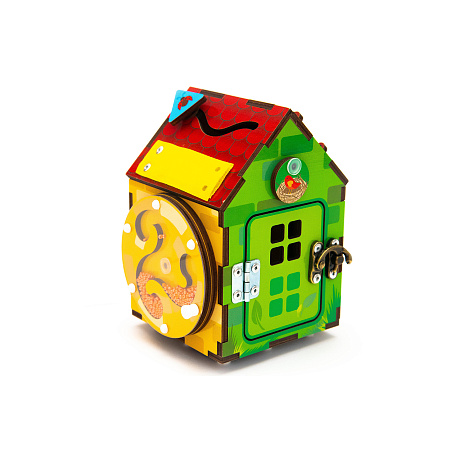 Бизиборд домик объемный 