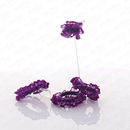 Резинки для волос с рюшами в ассортименте - фото 360