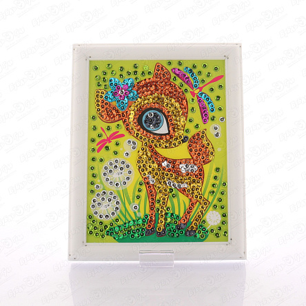 Картина из пайеток LORI Волшебный блеск Олененок - фото 360