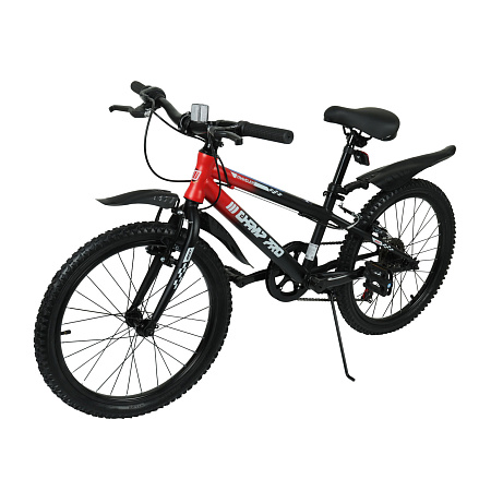 Велосипед Champ Pro B20 двухколесный 6 скоростей VB1 черно-красный