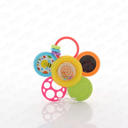 Игрушка-погремушка WinFun Цветок на присоске  - фото 360