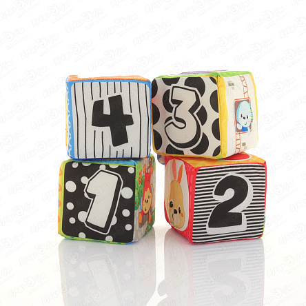 Кубики мягкие WinFun 4шт - фото 360 Кубики мягкие WinFun 4шт - фото 360