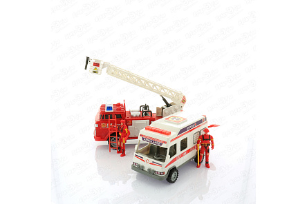 Набор игровой Lanson Toys Пожарный автотранспорт  2машины - фото 360