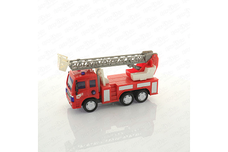 Машина пожарная с лестницей инерционная 1:18 - фото 360