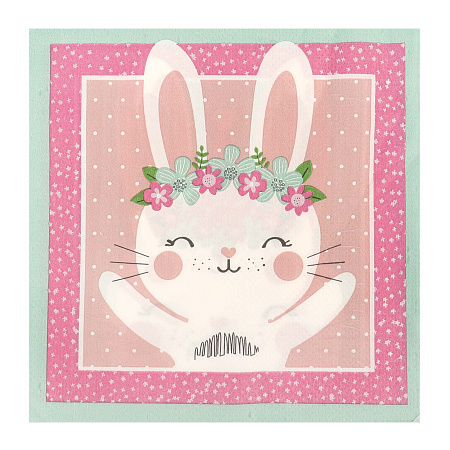 Набор салфеток Моя зайка 20шт 33х33см 