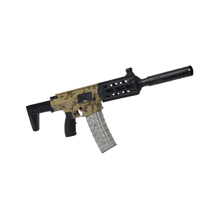 Автомат с мягкими пулями и вылетающими гильзами акб с 8лет