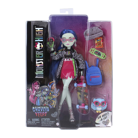 Кукла Monster High Ghoulia Yelps с аксессуарами