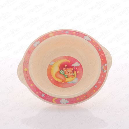 Тарелка Пластишка Лесные друзья глубокая в ассортименте - фото 360