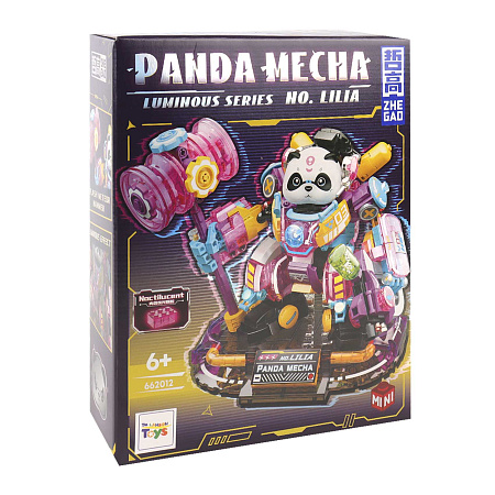 Конструктор Lanson Toys Панда Lilia механическая мини блок 618 дет 