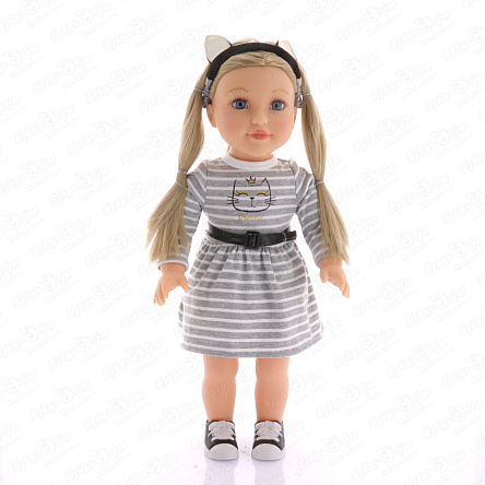 Кукла Dream Hearts блондинка в ободке с ушками 45см с 3лет - фото 360