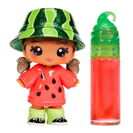 Кукла YummiLand Мая Ватермелон с набором для изготовления блеска для губ с 4лет