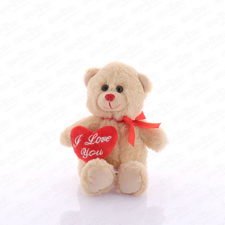 Игрушка мягкая медвежонок с сердцем в ассортименте - фото 360