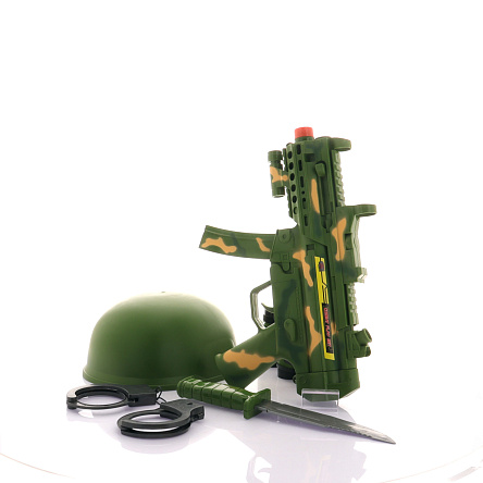 Экипировка военного Combat Zone с каской со светом и звуком - фото 360