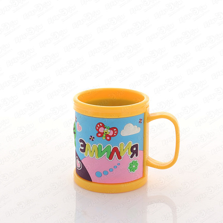 Кружка именная Эмилия ПВХ - фото 360