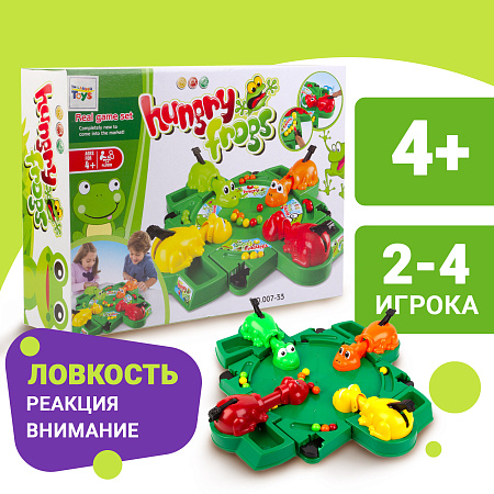 Игра настольная Lanson Toys Голодные лягушки с 4лет