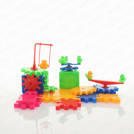 Конструктор-шестеренки на батарейках 82шт - фото 360