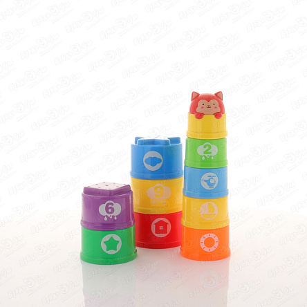 Пирамидка-стаканчики Котики со световыми и звуковыми эффектами - фото 360 Пирамидка-стаканчики Котики со световыми и звуковыми эффектами - фото 360