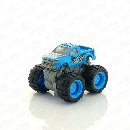 Машина CROSS COUNTRY Джип 4wd инерционный с большими колесами синий  - фото 360 Машина CROSS COUNTRY Джип 4wd инерционный с большими колесами синий  - фото 360