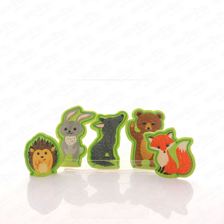 Набор кукол Кукольный театр Лесные жители из фетра - фото 360