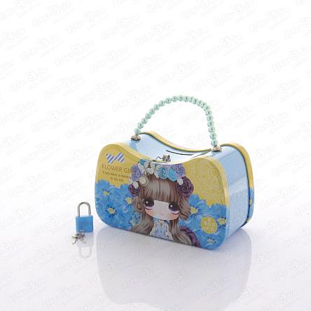 Копилка Девочка с ручкой из бусин в ассортименте - фото 360