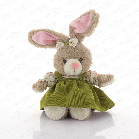 Игрушка мягкая Заяц в зеленом платье  - фото 360 Игрушка мягкая Заяц в зеленом платье  - фото 360