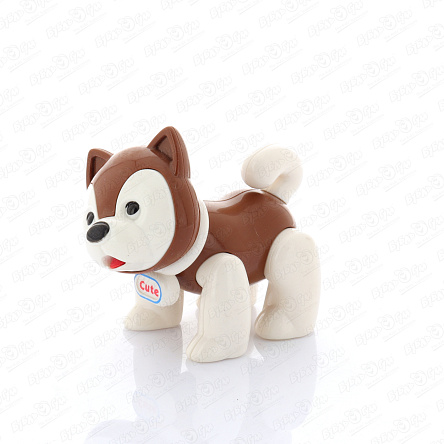 Игрушка-трещотка собачка Хаски в ассортименте - фото 360