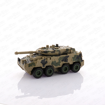 Бронемашина Lanson Toys фрикционная световые звуковые эффекты камуфляж с 3 лет - фото 360