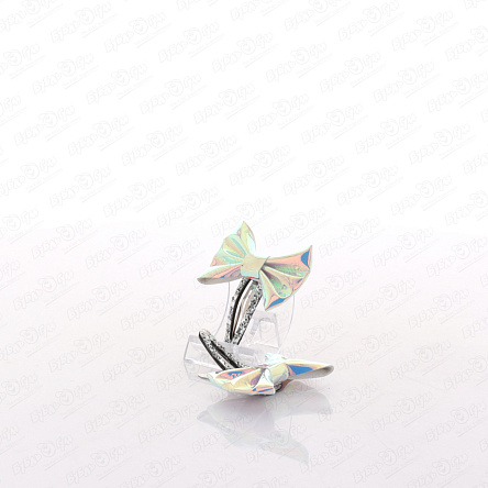 Заколки с голографическим бантиком 2шт в ассортименте - фото 360