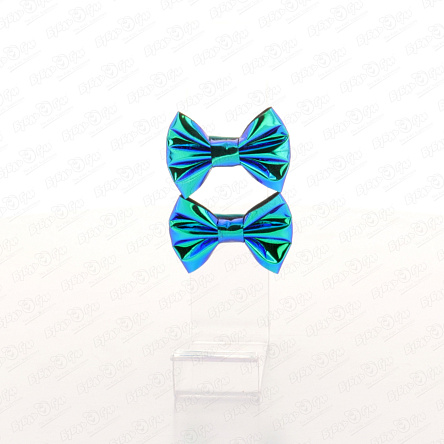 Резинки с голографическим бантиком 2шт в ассортименте - фото 360