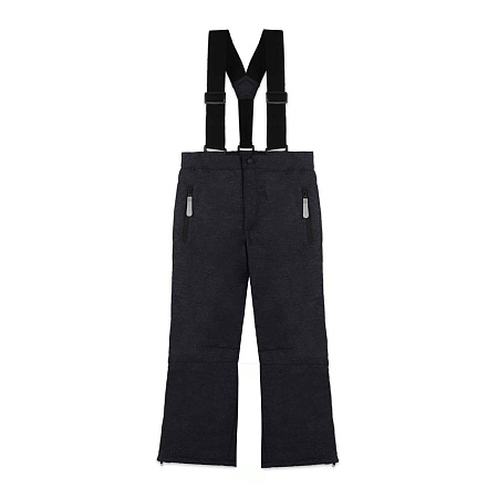 Полукомбинезон Lanson Kids зимний с регулируемыми подтяжками и карманами темно-синий