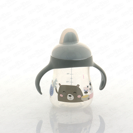 Поильник-непроливайка lubby твердый носик 250мл с 6мес - фото 360