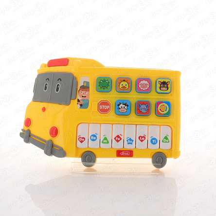 Игрушка озвученная Bus Автобус с пианино в ассортименте - фото 360