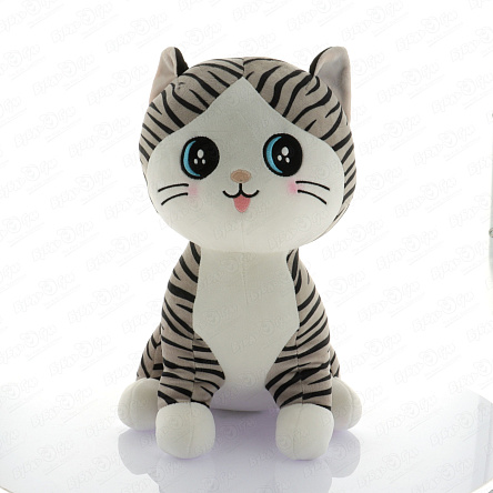 Игрушка мягкая полосатый кот 38см - фото 360