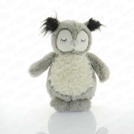 Игрушка мягкая Сова спящая 25см - фото 360