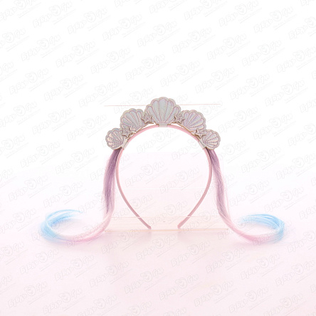 Ободок Морской с цветными прядями - фото 360