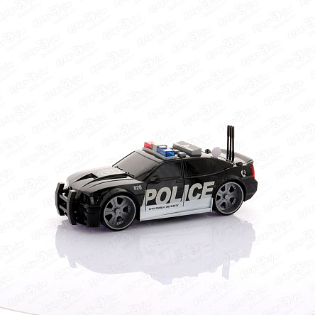 Машина Lanson Toys Police инерционная световые звуковые эффекты черная 1:16 - фото 360