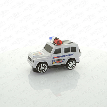 Машина Lanson Toys Джип Police 911 World King моторизированная световые звуковые эффекты - фото 360