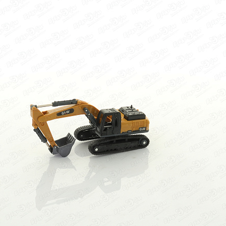 Экскаватор Lanson Toys ALLOY CAR MODEL металлический 10,2х6,8х19см - фото 360