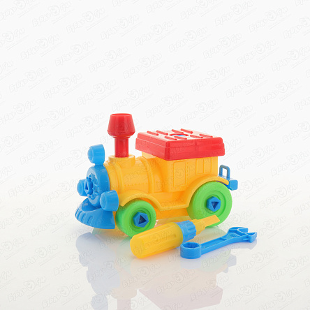 Конструктор Паровозик с отверткой  - фото 360