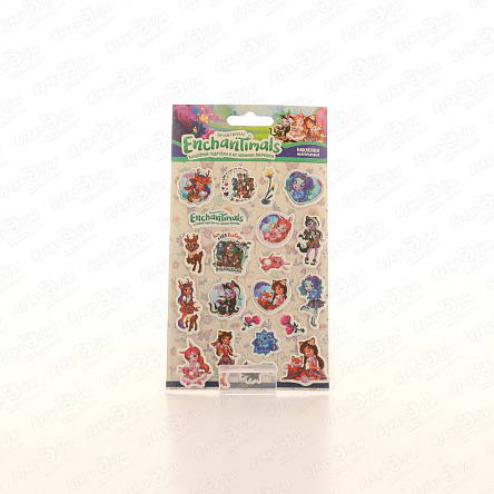 Наклейки Enchantimals объемные многоразовые 110х200 - фото 360