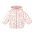 Куртка Lanson Kids демисезонная с голографическим эффектом розовая