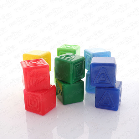 Кубики Десятое Королевство тактильные 12шт  - фото 360