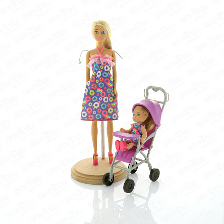 Кукла Lanson Toys Мама с ребенком в коляске - фото 360