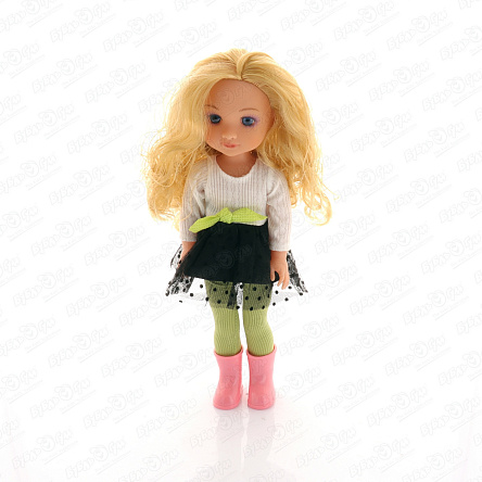 Кукла Lanson Toys Collection Dolls блондинка в платье и колготках и c аксессуарами 35,5см  - фото 360